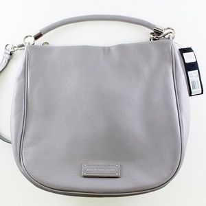 NWT Marc By Marc Jacobs Grey Storm Cloud Hobo